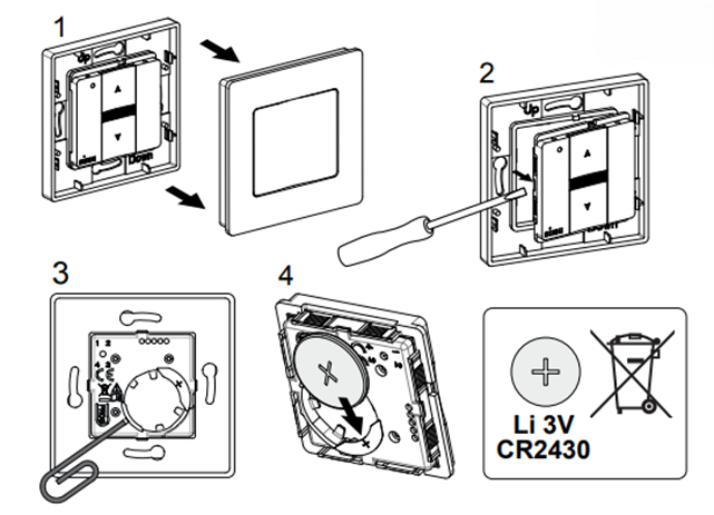 Changer pile emetteur Simu Hz